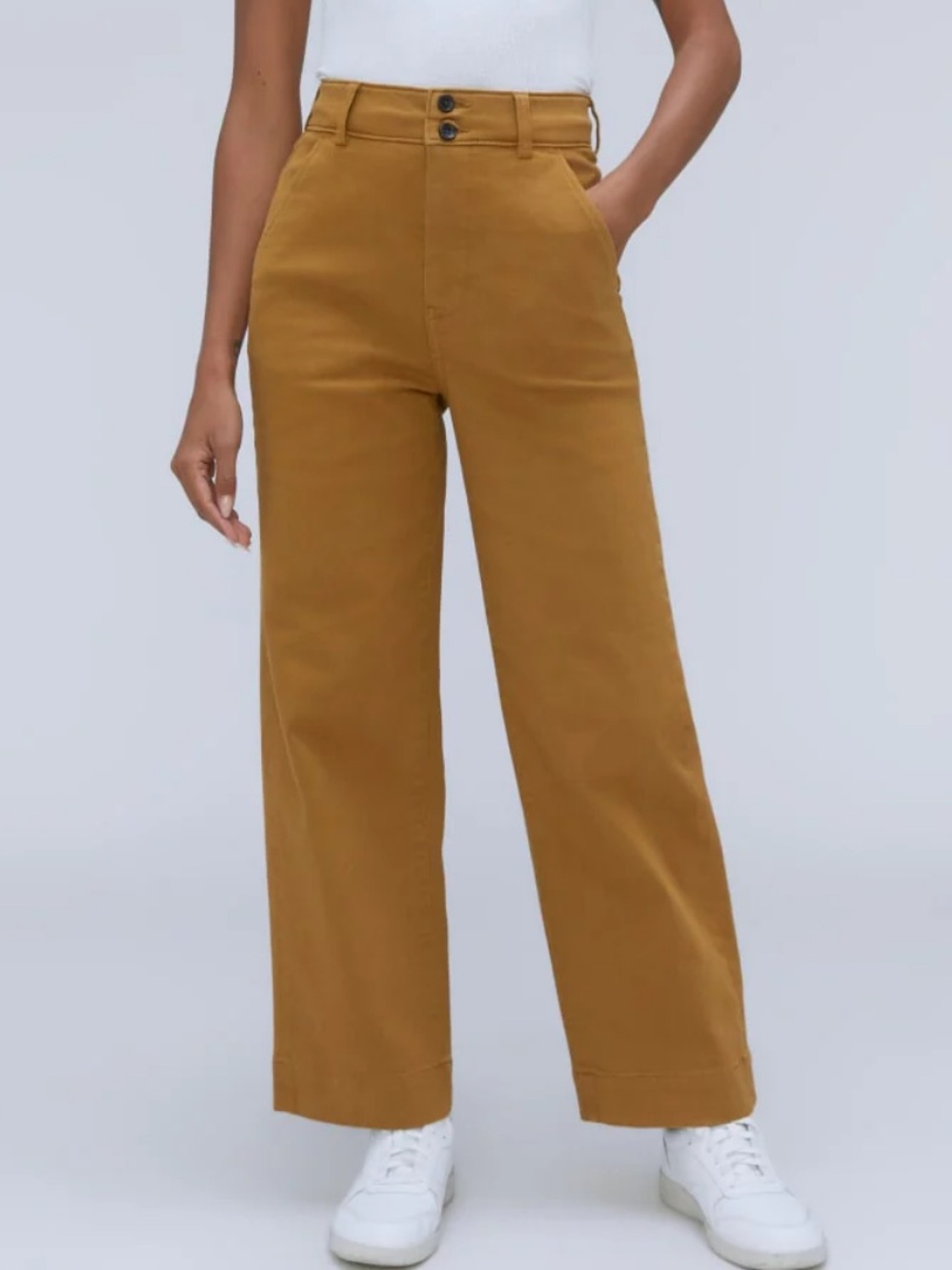 Everlane Organic Wide Leg Pant, size 10
